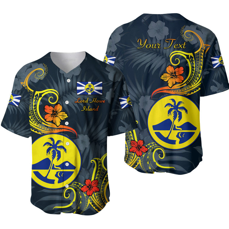 (Custom Personalised) Lord Howe Island Baseball Jersey Unique Polynesian - Gradient Vibes LT8 - Polynesian Pride