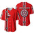 Hawaii - Lahainaluna High Mix Kakau Baseball Jersey LT6 Red - Polynesian Pride