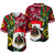 Vanuatu Christmas - Joyeux Nol Santas God Yumi Baseball Jersey - LT2 PURPLE - Polynesian Pride