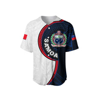 (Custom Personalised) Samoa Tribal Tattoo Baseball Jersey No.3 LT6 - Polynesian Pride