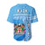 Fiji Dreamy Baseball Jersey Tapa Pattern LT13 - Polynesian Pride