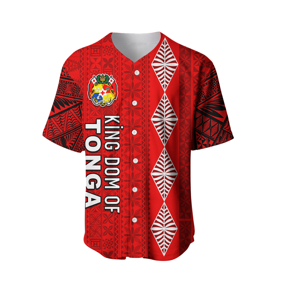 (Custom Personalised) Kingdom of Tonga Baseball Jersey 2021 Tonga National Day Version 02 LT13 - Polynesian Pride