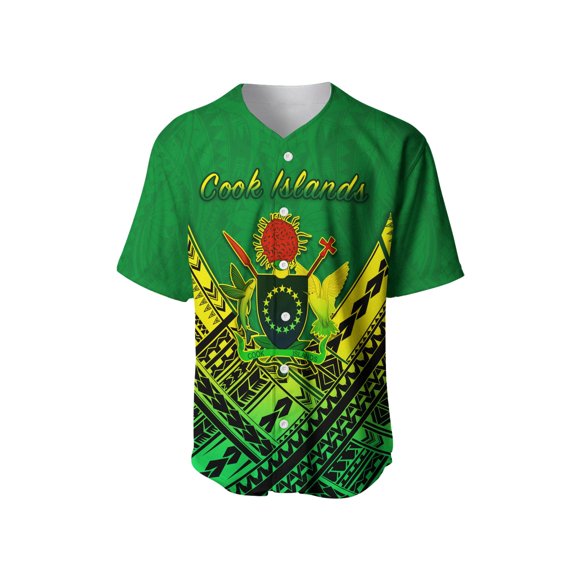 Cook Islands Baseball Jersey Simple LT13 - Polynesian Pride