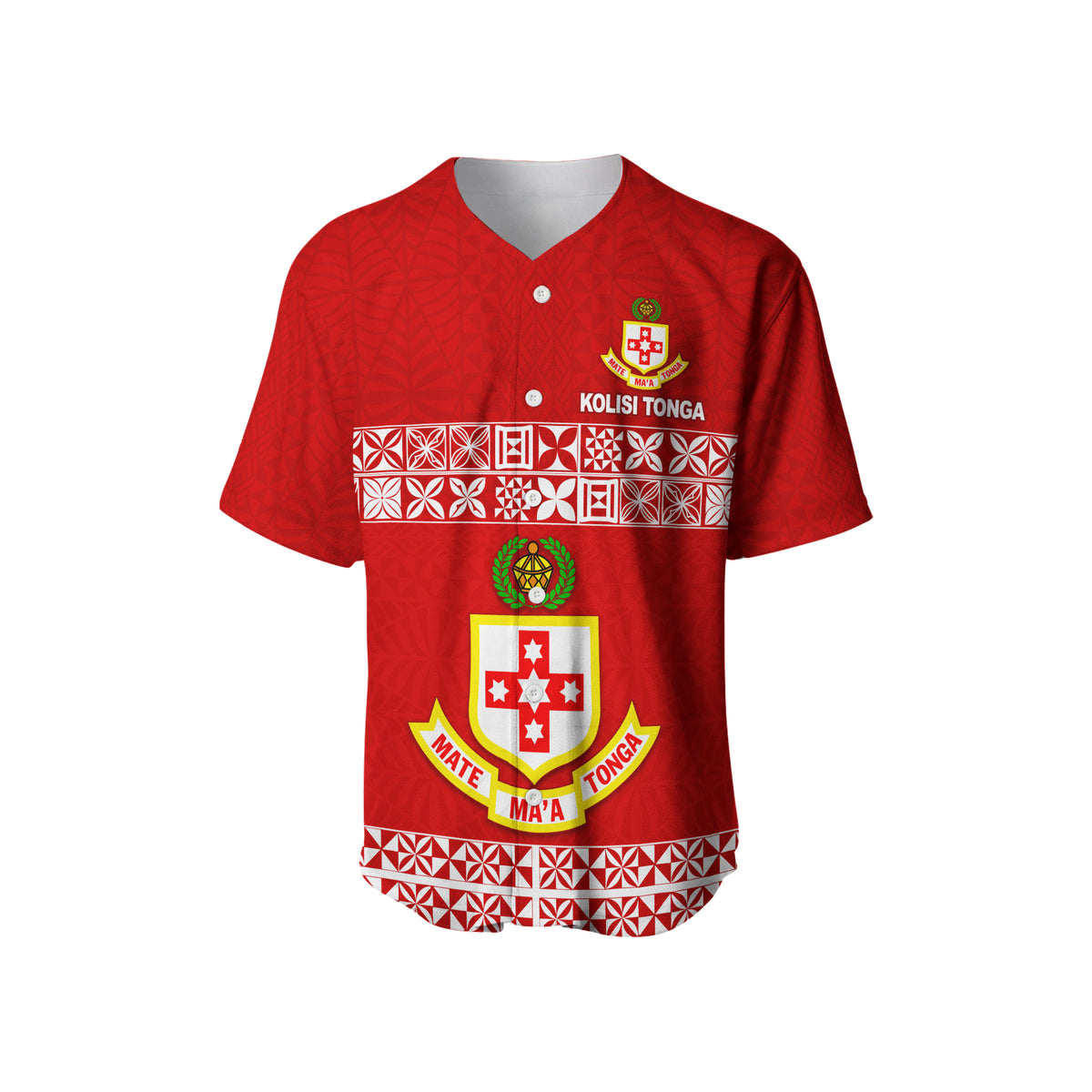 (Custom Personalised) Kolisi Tonga Baseball Jersey - Class Year and Your Text LT13 - Polynesian Pride