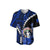 (Custom Personalised)Northern Mariana Islands Baseball Jersey Polynesian Style Blue Color LT6 - Polynesian Pride