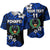 (Custom Personalised) FSM Pohnpei Baseball Jersey Unique Vibes - Blue LT8 Unisex Blue - Polynesian Pride