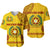 Tonga Vava'u High School Baseball Jersey Simple Style - Yellow LT8 - Polynesian Pride