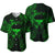 Taurus Zodiac Polynesian Baseball Jersey Unique Style - Green LT8 - Polynesian Pride