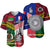 Vanuatu And New Caledonia Flag Style Baseball Jersey Together LT8 - Polynesian Pride