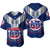 Toa Samoa Rugby Baseball Jersey Siva Tau Jersey LT6 Blue - Polynesian Pride