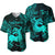 (Custom Personalised) Sagittarius Zodiac Polynesian Baseball Jersey Unique Style - Turquoise LT8 - Polynesian Pride