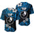 FSM Yap Baseball Jersey Unique Vibes - Blue LT8 Unisex Blue - Polynesian Pride