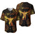 Ophiuchus Zodiac Polynesian Baseball Jersey Unique Style - Gold LT8 - Polynesian Pride