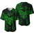 (Custom Personalised) Aries Zodiac Polynesian Baseball Jersey Unique Style - Green LT8 - Polynesian Pride