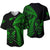 New Zealand Haka Rugby Maori Baseball Jersey Silver Fern Vibes - Green LT8 - Polynesian Pride