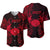 Cancer Zodiac Polynesian Baseball Jersey Unique Style - Red LT8 - Polynesian Pride