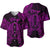 Virgo Zodiac Polynesian Baseball Jersey Unique Style - Pink LT8 - Polynesian Pride