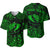 (Custom Personalised) Hawaii State Fish: Humuhumu Nukunuku Apua'a Polynesian Baseball Jersey Unique Style - Green LT8 - Polynesian Pride