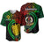 Vanuatu Heart Polynesian Baseball Jersey Turtle Sand Drawings LT13 Unisex Black - Polynesian Pride