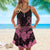 Polynesian Breast Cancer Awareness Women Summer Strap Dress Floral Butterfly LT7 Black - Polynesian Pride