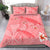 Hawaii Turtle Hibiscus Kanaka Map Bedding Set - Red - Aura Style - AH Red - Polynesian Pride