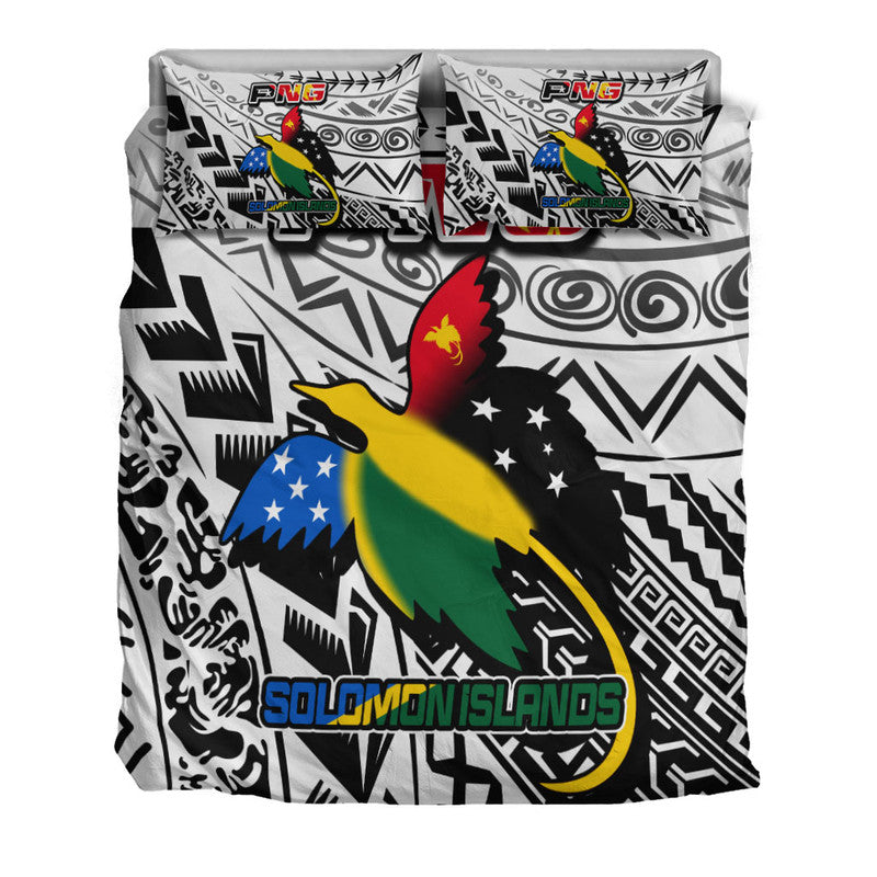 Papua New Guinea And Solomon Islands Bedding Set LT6 - Polynesian Pride