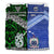 New Zealand And Samoa Bedding Set Together - Green LT8 - Polynesian Pride