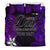 (Custom Personalised) Polynesian Fathers Day Bedding Set I Love You In Every Universe - Purple LT8 - Polynesian Pride