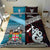 New Zealand And Fiji Bedding Set Together - Red LT8 - Polynesian Pride