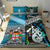 New Zealand And Fiji Bedding Set Together - Paua Shell LT8 - Polynesian Pride