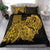 Hawaii Kakau Bedding Set Polynesian Floral Tribal Gold Version LT9 Gold - Polynesian Pride