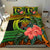 Polynesian Turtle Bedding Set Circle Turtle Hibiscus Reggae LT9 Reggae - Polynesian Pride