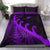 New Zealand Rugby Maori Bedding Set Silver Fern Koru Vibes - Purple LT8 Purple - Polynesian Pride