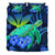 Hawaii Turtle Hibiscus Polynesian Bedding Set - Jade Stone - AH - Polynesian Pride