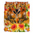 Hawaii Shark Hibiscus Plumeria Kanaka Bedding Set - Star Style - AH - Polynesian Pride