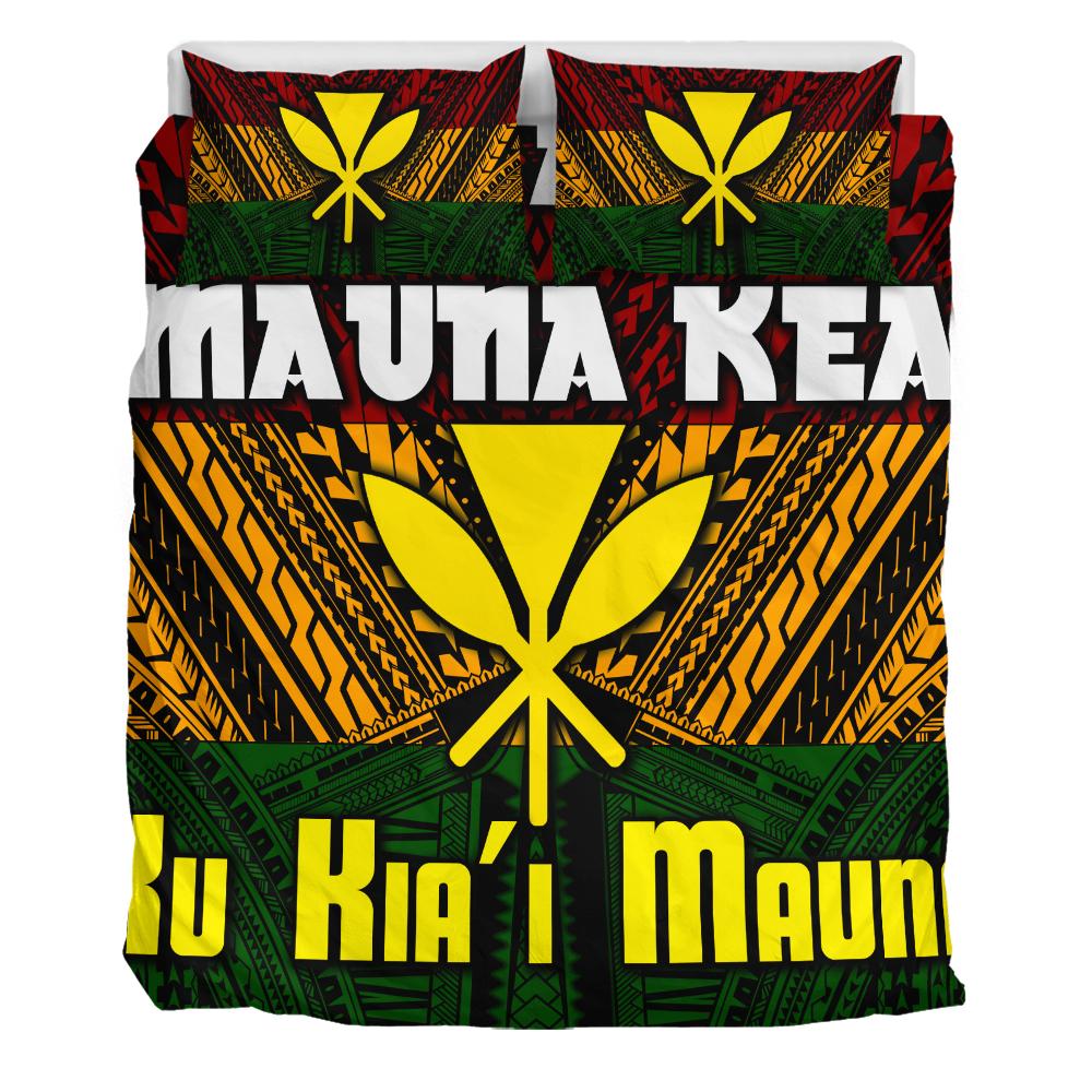 Hawaii Mauna Kea Kanaka Polynesian Bedding Set - Hill Style - AH - Polynesian Pride