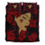 Hawaii Kanaka Polynesian Hula Girl Bedding Set - Black Style - AH - Polynesian Pride