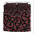 New Zealand Bedding Set Maori Graphic Tee patterns Red LT6 - Polynesian Pride