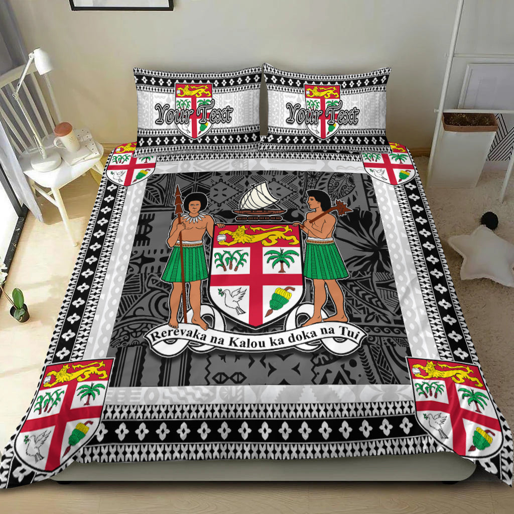 (Custom Personalised) Fiji Bedding Set White Style No.1 LT6 - Polynesian Pride