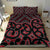 New Zealand Bedding Set Maori Graphic Tee patterns Red LT6 - Polynesian Pride