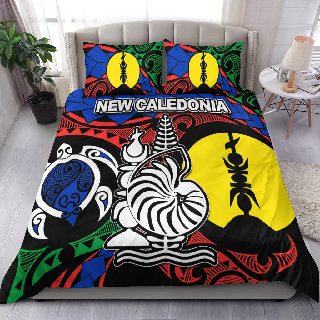 New Caledonia Bedding Set Color Flag LT6 Bedding Set Red - Polynesian Pride