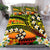 Hawaii Plumeria Polynesian Bedding Set - Hope - AH Black - Polynesian Pride