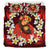 Kanaka Mother And Child Plumeria Leis Polynesian Bedding Set - Warm Heart - AH - Polynesian Pride