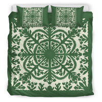 Hawaii White Ginger Quilting Bedding Set - AH - Polynesian Pride