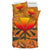 Hanaka Paradise Flower Plumeria Bedding Set - Orange Earth - AH - Polynesian Pride