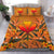 Hanaka Paradise Flower Plumeria Bedding Set - Orange Earth - AH Orange - Polynesian Pride