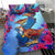 Guam Bedding Set - Koko Bird With Map - Polynesian Pride