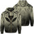 Hawaii Polynesian Kanaka Map Eruption Hoodie Zip Roman Style Beige Unisex Beige - Polynesian Pride