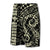 Hawaii Kakau Polynesian Kanaka Board Shorts - Beige - Snapy Style - Polynesian Pride