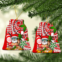 Hawaii Mele Kalikimaka Santa Claus Beach Ornament LT6 - Polynesian Pride